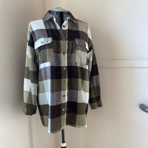 Noisy May Oversized Women’s Flanny Shacklet size large NEW